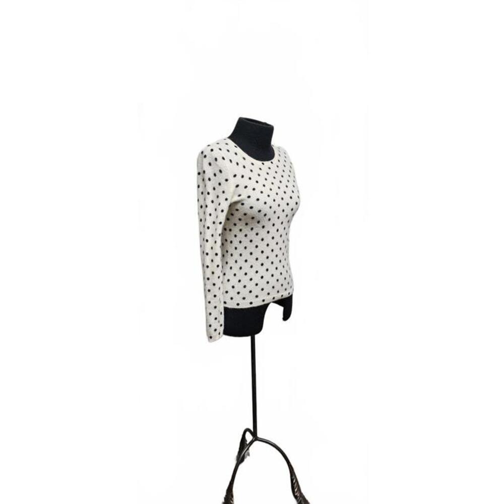 Cynthia Rowley 100% Cashmere Polka Dot Sweater - Cozy & Chic!